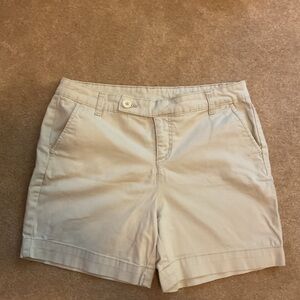 Style & Co Tan Bermuda Shorts Cotton Blend